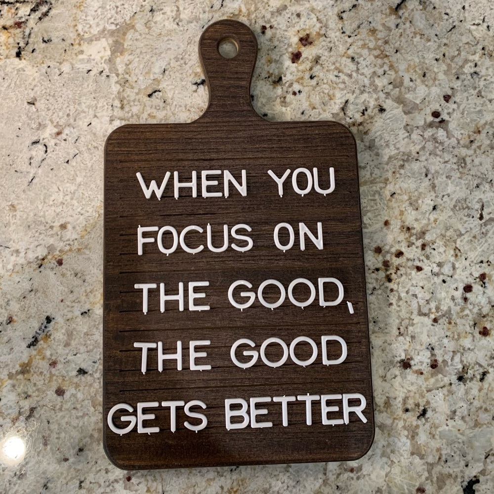Target Letter Board With Handle & Letters